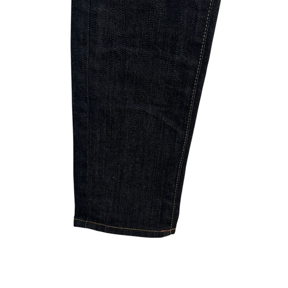 Lucky Brand | Women's Black Dark Wash Mid Rise Zoe Skinny Jeans Size 26 - Picture 7 of 10